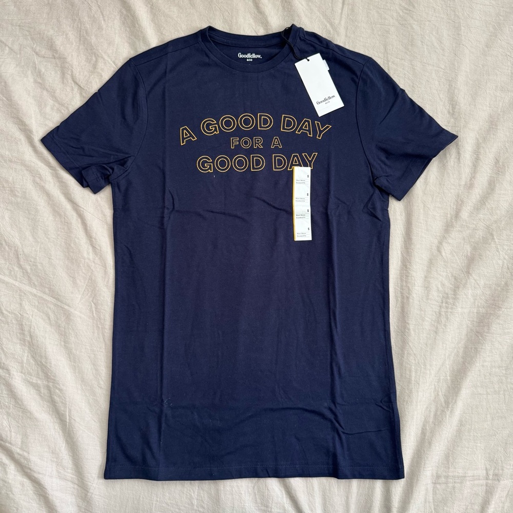 Goodfellow & Co “A Good Day for a Good Day” Graphic Tee – NWT
